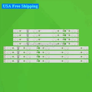 8pcs/Kit LED strips for LG SW43D09L-ZC22AG-02 CRH-A4330300104L6CN 43UJ620V - Picture 1 of 6