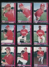 Lot (11) 1998 Grandstand Martinsville Phillies #8 35 34 15 50 etc  (FP54) SWSW6