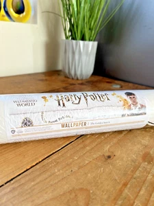 1 ROLLE UNBENUTZTE HARRY POTTER DER GOLDENE SCHNATZ QUIDDITCH ZAUBERER TAPETEN - Bild 1 von 8
