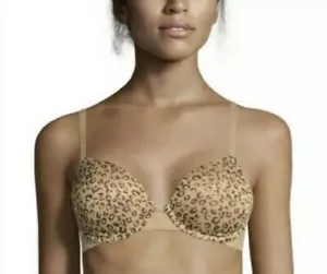 Nuevo Maidenform 32B FlexBack Correas Convertibles Ligeramente Forradas DM0074 Animal Nuevo con Etiquetas - Imagen 1 de 5