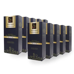 10 Nugano Ganoderma Schwarzer Kaffee Reishi Instantkaffee KOSTENLOSER... - Bild 1 von 10
