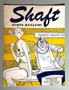 RARE Shaft Magazine~College Humor~Feb. 1954 University of Illinois~Narcotics - Picture 1 of 5