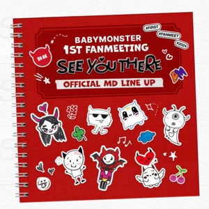 BABYMONSTER 1st FANMEETING SEE YOU THERE Official MD + Tracking Number - Picture 1 of 53