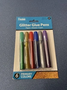 Glitter Glue Pens Paper • Wood • Foam - Picture 1 of 1