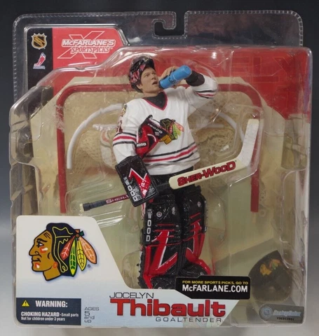 McFARLANE JOCELYN THIBAULT CHICAGO BLACKHAWKS SERIES 4 FIGURE HOCKEY NHL MIB Cover