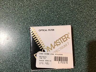 49mm Promaster Spectrum 7 Polarizer Filter Polar PL - Image 1 of 2