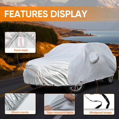 XXL Full SUV Car Cover Waterproof Dust UV Protection Universal For GMC Acadia - Image 1 of 4