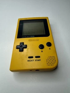 Nintendo Game Boy Pocket Handheld Console ONLY Yellow TESTED WORKING Vintage - Picture 1 of 9