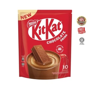 KITKAT SCHOKOLADENGETRÄNK, 10 BEUTEL x 33g - KOSTENLOSER VERSAND - Bild 1 von 7