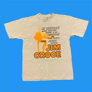 Jim Croce Live In Concert Fillmore sandfarbenes T-Shirt volle Größe S-5XL EL2 - Bild 1 von 3