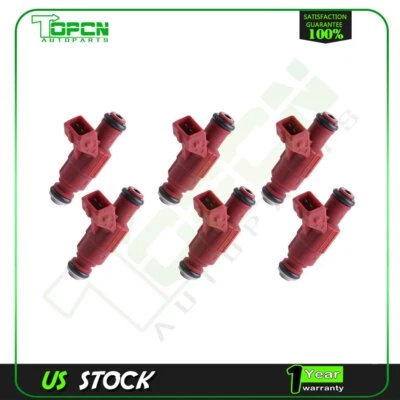 6 inyectores de combustible aptos para Ford Explorer Sport Mercury Mountaineer 4,0 L 2002-2003 Foto 1 de 4