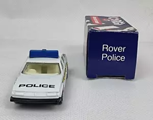 VINTAGE CORGI DRUCKGUSS AUTO SPIELZEUG NICHT BENUTZT IN BOX ROVER SD1 3500 POLIZEI 1985 UK - Bild 1 von 9
