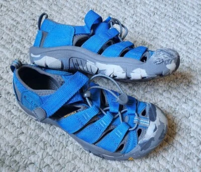 Keen Children’s Newport H2 Sandals in Sky Diver/Camo Size 1 - Image 1 of 4