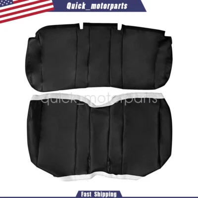 Cubierta de asiento negra para banco John Deere Gator XUV HPX 625i 825i 855D 855D S4 Foto 1 de 4