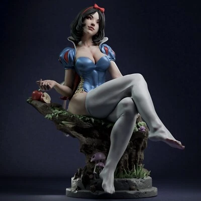 Principessa Snow White modello in resina kit da assemblare e dipingere FAN ART - Immagine 1 di 4