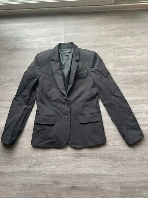 J. Blazer chaqueta para mujer Crew negro liso Thompson talla 4 Foto 1 de 4