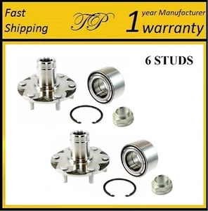 1995-2004 Toyota Tacoma 4WD 4x4 Front Wheel Hub & Bearing Kit (PAIR) - Picture 1 of 3