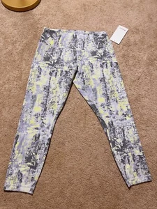 Lululemon Wunder Train Contour Fit HR Tight Cinder Grain Smoked Spruce 14 NWT - Picture 1 of 8
