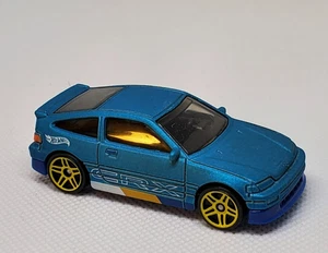 Hot Wheels Blue 88 Honda CRX Loose 1/64 - Picture 1 of 3