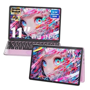 11" Touchscreen 2-in-1 Convertible Laptop for 16G+512G SSD Pink - Picture 1 of 7