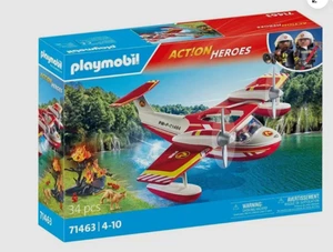 Playmobil 71463 Feuerwehr Wasserflugzeug Actionhelden 34 Teile NEU - Bild 1 von 4