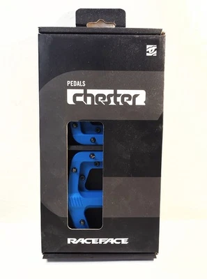 Race Face Chester Pedals Color: Blue One pair - Image 1 of 4