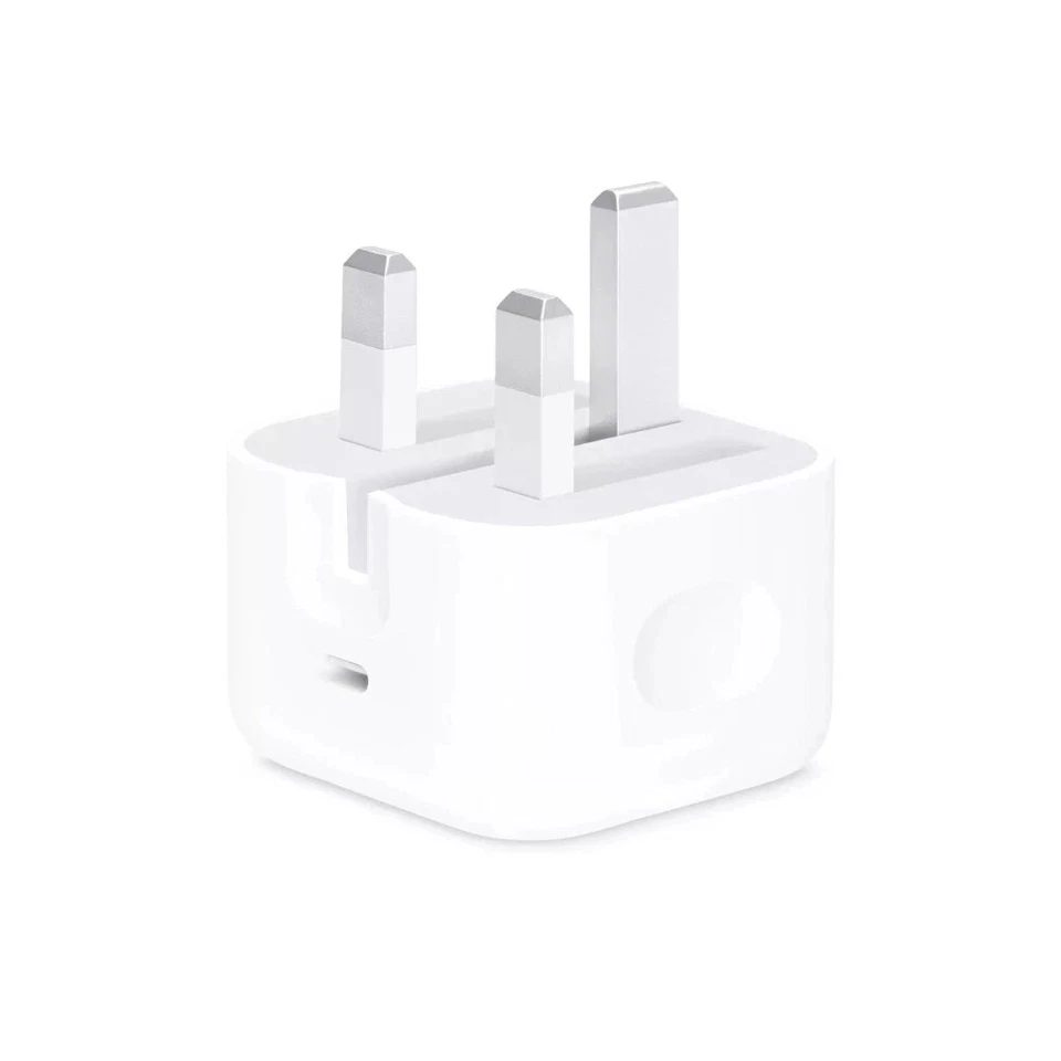 Apple MUVT3B/A 24pin USB-C 20W Power Adapter Smartphone Smart Watch Tablet White - Image 1 of 4
