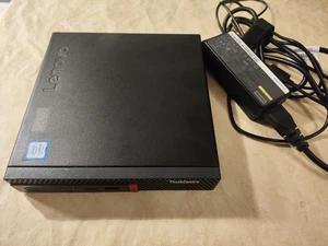Lenovo ThinkCentre M720q I3-8100T 8GB DDR4 256GB SSD Windows 10 Pro - Bild 1 von 3