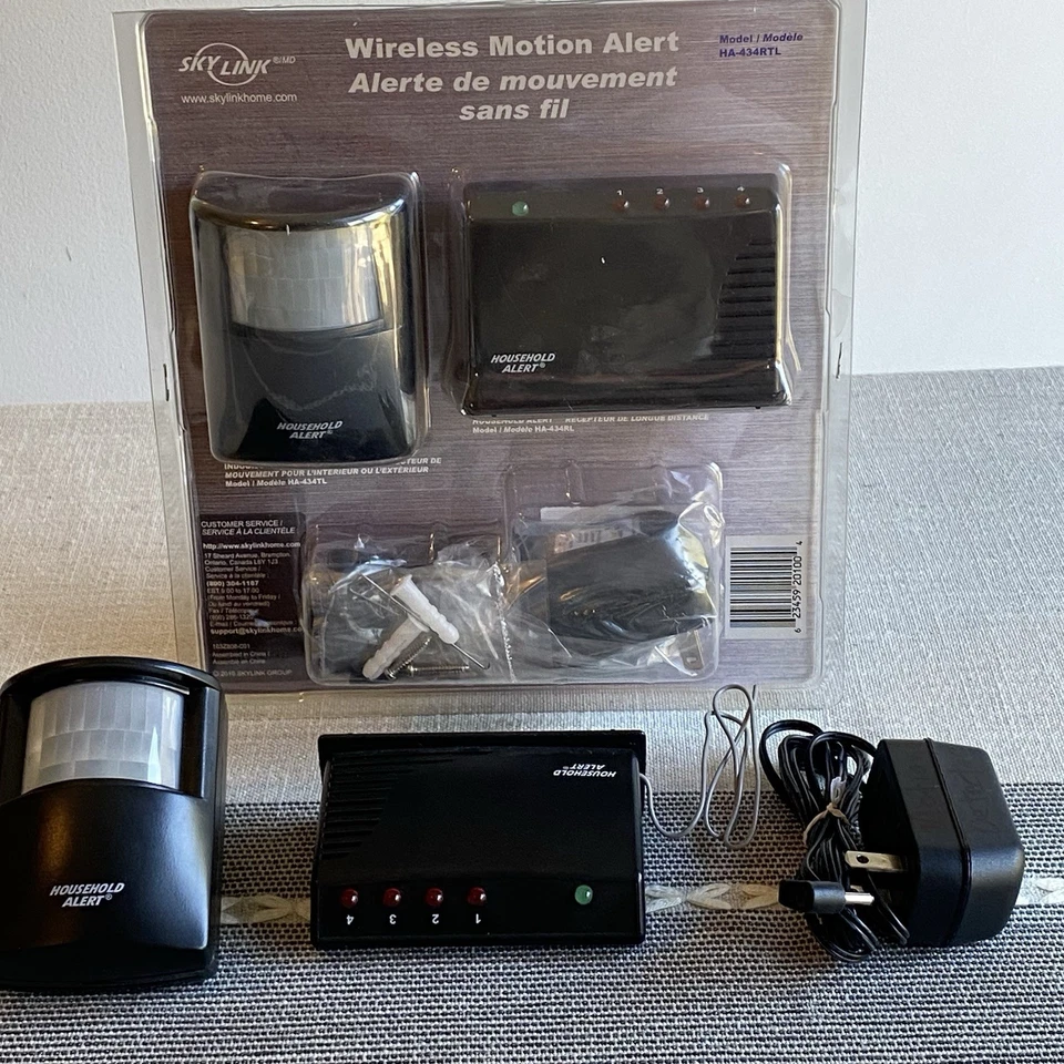 Skylink Long Range Household Alert Motion Alert Set (HA-434RTL) + Extras - Image 1 of 4