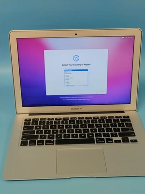 Apple 2017 MacBook Air MJVE2LL/A   A1466 13" i5-5250U 1.6GHz 8GB RAM 128GB SSD - Image 1 of 4