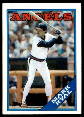 1988 Topps Mark Ryal California Angels #243 - Image 1 of 2