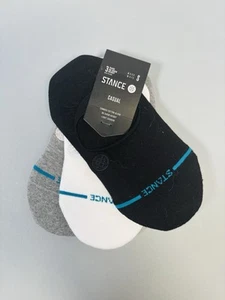 Stance Icon No Show Socks 3 Pack Unisex Size Small (M 3-5.5 W 5-7.5) NWT $33 - Picture 1 of 3
