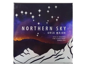 Northern Sky URSA Major 2016 $5 Coloured Fine Silver Proof Domed Coin - Picture 1 of 9