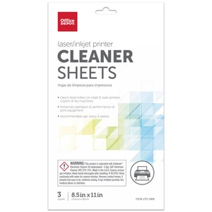 Office Depot Brand Brand Laser/Inkjet Printer Cleaner Sheets - Picture 1 of 2