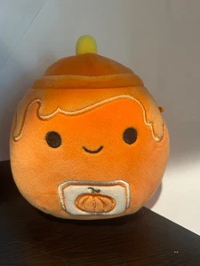 Squishmallow Misha The Pumpkin Candle 5 Inch Stuffed Animal Fall Toy - Picture 1 of 3
