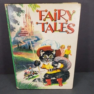 1950 FAIRY TALES HC BOOK WHITMAN USA FIRST EDITION ILLUST Snow White *DAMAGE* - Picture 1 of 13
