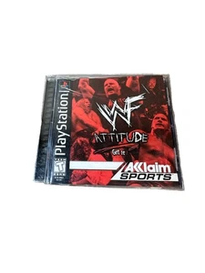 WWF Attitude PS1 PlayStation 1 + Reg Card - Completo CIB - Foto 1 di 6