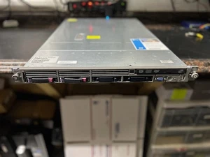 HP ProLiant DL360 G5 RM Server- 2-Xeon 3.0 ghz CPUs-(2) 146GB HDs, 6GB RAM, DVD - Picture 1 of 4