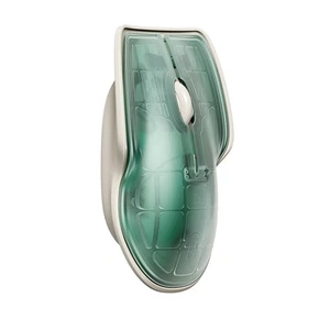 Ambidextrous Rechargeable Bluetooth Wireless Computer Mouse Green Translucent... - Picture 1 of 7
