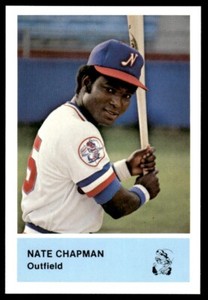 1980 Nashville Sounds Team Issue Nate Chapman Nashville Sounds #NNO