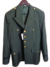 U.S Army Military Green Coat Poly/Wool Blazer 42R Mens Jacket Uniform