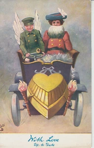 A Vintage Postcard - With Love, Up - To - Date after the Punch artist E. Hopkins - Picture 1 of 2