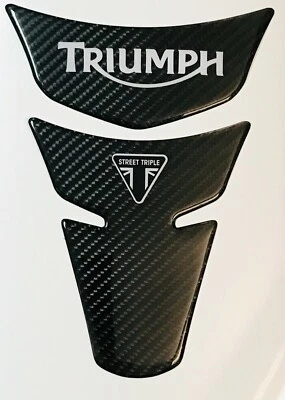 TRIUMPH STREET TRIPLE Tank protector Carbon Fiber - Image 1 of 2