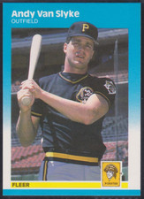 1987 Fleer Update #U-121 Andy Van Slyke Pittsburgh Pirates