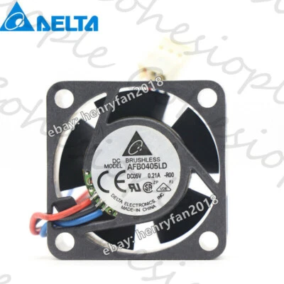Delta AFB0405LD Axial Fan DC 5V 0.21A 40*40*20MM USB/Server Cooling Fan 3-wires - Image 1 of 4