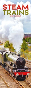 Steam Trains Slim 2026 Kalender | Slimline Zug Geschenk 15% RABATT MEHRFACHBESTELLUNGEN - Bild 1 von 8