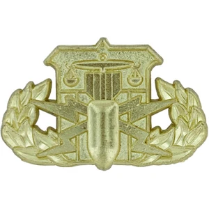 Hazardous Devices Technician HDT "Bomb Squad" Basic Uniform Pin in Gold - Picture 1 of 3