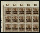 SG01 OCCUPATION ALLEMANDE DE BELGIQUE 1914 multiple de 3centimes sur 3pf allemagne neuf dans son emballage d'origine