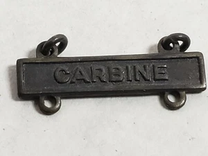 Vintage US Army Carbine Rifle  WWII Medal Military Charm Sterling Silver - Picture 1 of 10