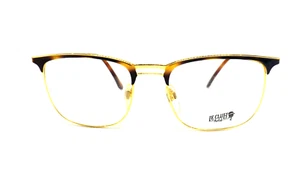 Frames for Eyeglasses Man Years 80 Vintage Gold Metal Italy Le Club - Picture 1 of 5